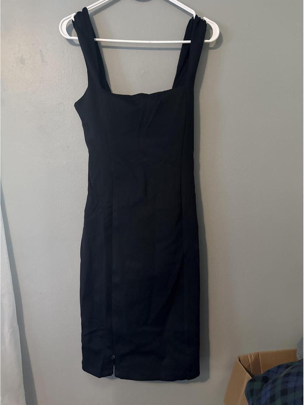 Ta3 Dresses Ta3 Squarey Pencil Dress In Black Size XL NWT